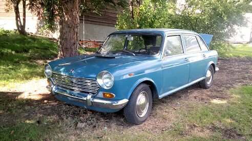 A retro car